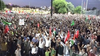 Gaziantep halkı Hamas lideri Haniyeye yönelik suikasta tepki gösterdi