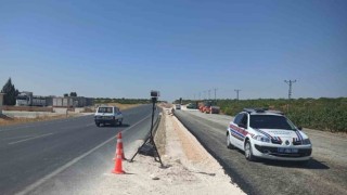 Gaziantepte 100 araç sürücüsüne 199 bin TL radar cezası