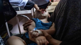 Gazzede çocuk felci aşılama kampanyası başladı