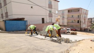 Gebzede 600 metrelik parke yol yapıldı