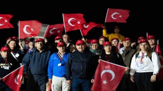 Gölbaşı Belediye Başkanı Odabaşı, zafer yürüyüşüne katıldı