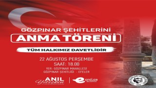 Gözpınar şehitleri için anma töreni düzenlenecek