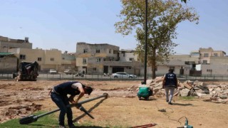 Haliliyede yeni park çalışmaları sürüyor