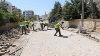 Haliliyede üstyapı çalışmaları sürüyor