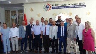 Hisarcıklıoğlu ve Elvan, Silifkede iş adamları ile bir araya geldi