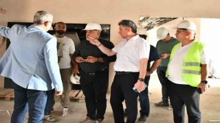 İl Sağlık Müdürü Şahinden Travmatik Acil Durum Hastanesi inşaatında İnceleme