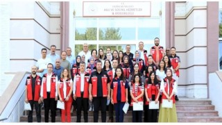 İliç maden sahasında yaraları saran personellere başarı belgesi verildi