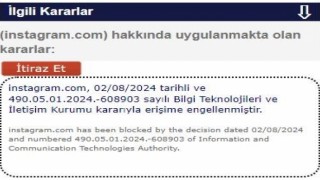 Instagrama erişim engeli getirildi