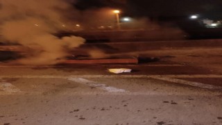 İskenderunda çöp yangınını itfaiye ekipleri söndürdü