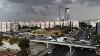 İstanbula yağmur bulutları böyle geldi