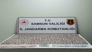 Jandarma 4 bin 555 sentetik ecza hap ele geçirdi