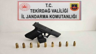 Jandarma tarafından 2 ruhsatsız tabanca ele geçirildi