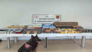 Jandarmadan 1 milyon TLlik kaçak sigara operasyonu