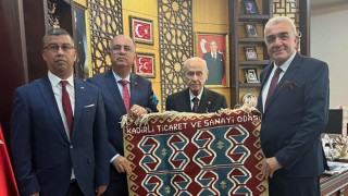 Kadirli TSO’dan MHP Lideri Bahçeli’ye Ziyaret