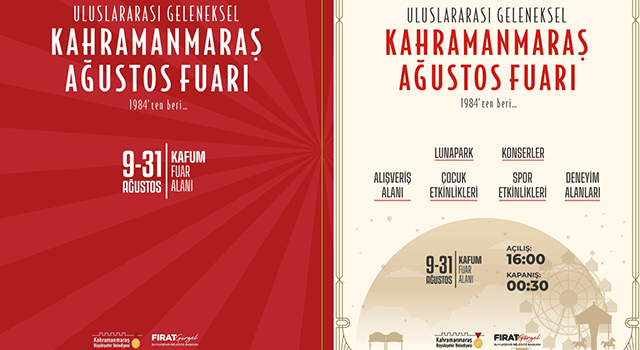 Kahramanmaraş’ta Ağustos Fuarı Coşkusu Devam Ediyor