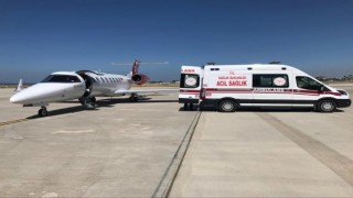 Kalp hastası 3 günlük bebek uçak ambulansla İstanbula sevk edildi