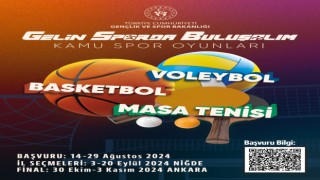 Kamu Spor Oyunları başvuruları başladı