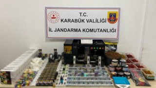 Karabükte kaçak sigara operasyonu: 2 gözaltı