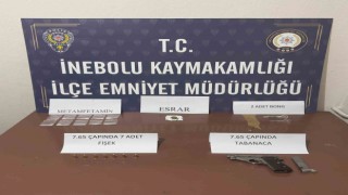 Kastamonuda uyuşturucuyla yakalanan şahıs gözaltına alındı