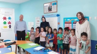 Kaymakam Çanakçıoğlu kurs öğrencileriyle bir araya geldi