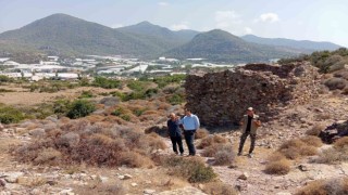 Kaymakamı Topsakaloğlu Arsinoe Antik Kentinde incelemelerde bulundu