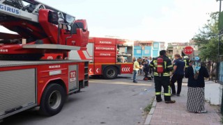 Kayseride ev yangını