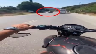 Kaza anı kask kamerasında