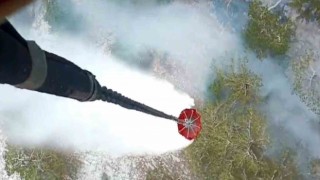 Kazdağı Milli Parkında orman yangını