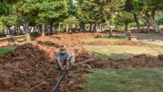 Kepezin simge parkında yenileme çalışmaları sürüyor