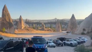 Kiğılının reklam çekimleri için peribacalarına pamuk tıkadılar