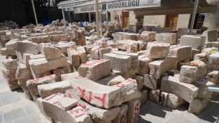 Kiliste depremde hasar alan tarihi yapılarda restorasyon çalışması devam ediyor