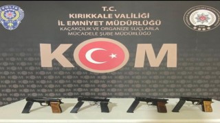Kırıkkalede 4 ruhsatsız tabanca ele geçirildi: 1 gözaltı