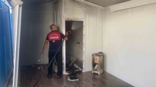 Konteyner yangını korkuttu