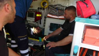 Kontrolden çıkan hafif ticari araç takla: 1i ağır 4 yaralı