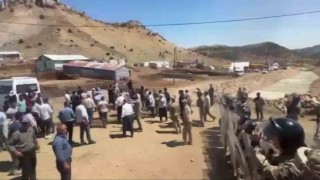 Konut alanında arbede: 1 asker yaralı, 9 gözaltı