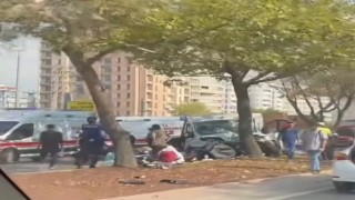 Konyada 2 kişinin öldüğü trafik kazası güvenlik kamerasına yansıdı