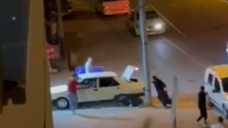 Konyada anne ve kızı sokak ortasında silahlı saldırıya uğradı... O anlar kamerada