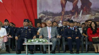 Konyada komuta ve sancak devir teslim töreni