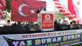 Konyada Yaz Kuran Kursları Bitirme Şenliği düzenlendi
