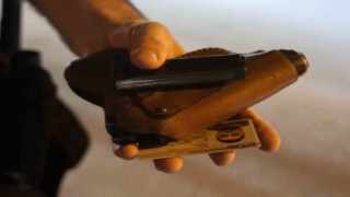 Kurusıkı tabancayla yakalanan şahıs gözaltına alındı