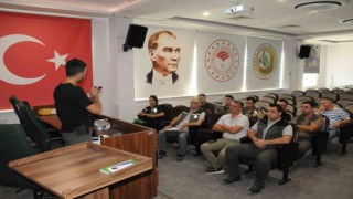 Kütahya OBMde yeni göreve başlayan personele silah eğitimi
