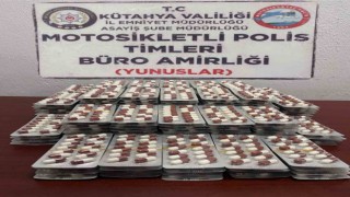 Kütahyada bin 960 adet uyuşturucu hap ele geçirildi