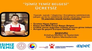 Kütahyada “İşimiz Temiz” eğitimleri başlıyor