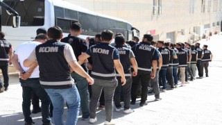 Kuyu-16 operasyonunda yakalanan şüpheliler adliyeye sevk edildi