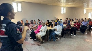 Malatyada jandarma ekipleri KADES uygulamasını tanıttı