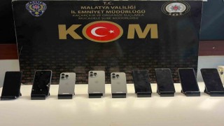 Malatyada kaçak telefon operasyonu