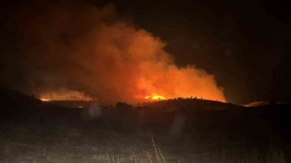 Mardinde 2 farklı noktada çıkan anız ve ot yangını söndürüldü