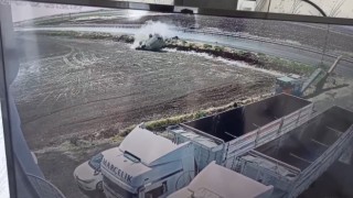 Mardinde 2 kişinin yaralandığı kaza kamerada