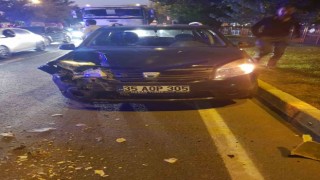 Mardinde otobüs ile otomobil çarpıştı