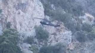 Marmariste kayıp kadının cansız bedeni helikopter ile adli tıp kurumuna sevk edildi